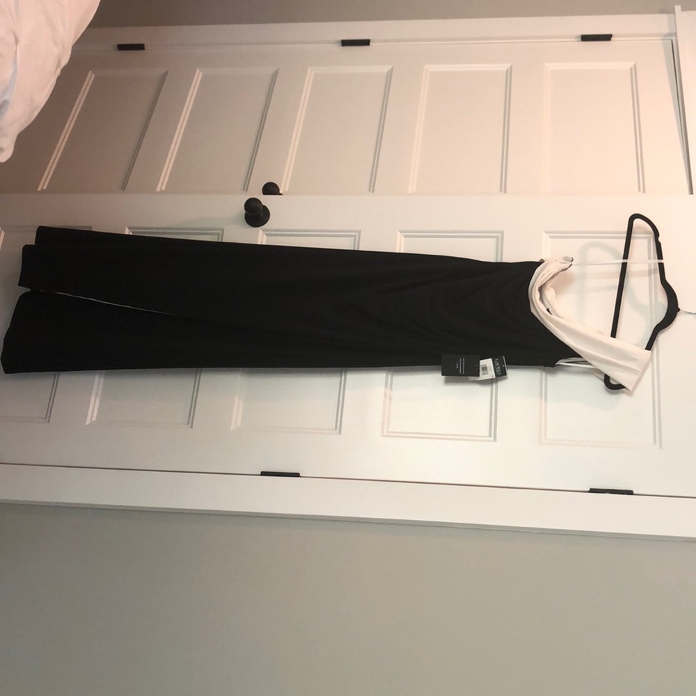 Ralph Lauren Black and white formal dress
